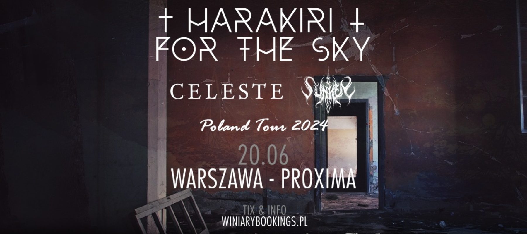 HARAKIRI FOR THE SKY + Celeste + Sunken